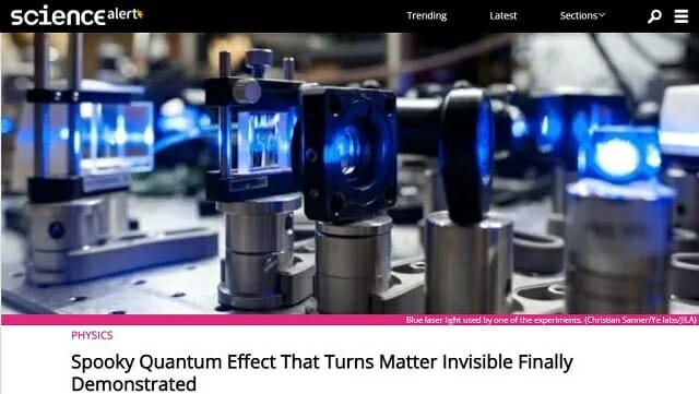 「物質の透明化」にMITが初成功! 不気味な量子効果ついに実証、透明人間もうすぐ誕生か?の画像1
