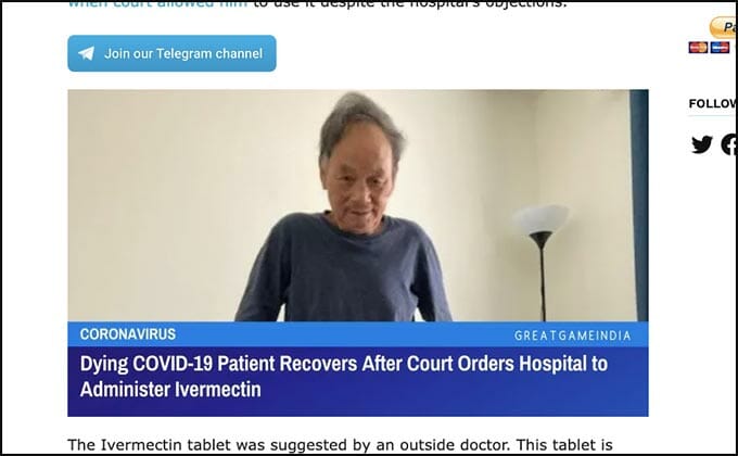 瀕死のコロナ患者がイベルメクチン投与後に劇的回復! 渋る病院に米裁判所が投与命令!の画像2