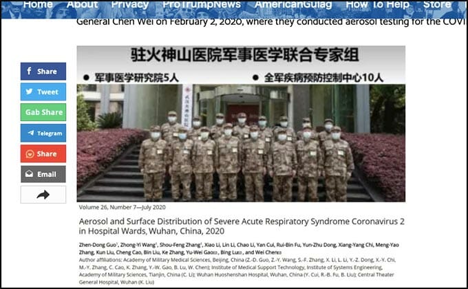 新型コロナが中国軍の野外実験で使われた証拠が発見される! やはりパンデミックは仕組まれていた!?の画像2