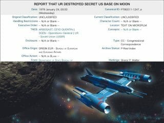 「米国の月面基地がソ連に破壊された」極秘公文書をウィキリークスが暴露！ 知られざる歴史の真実（最速ニュース）