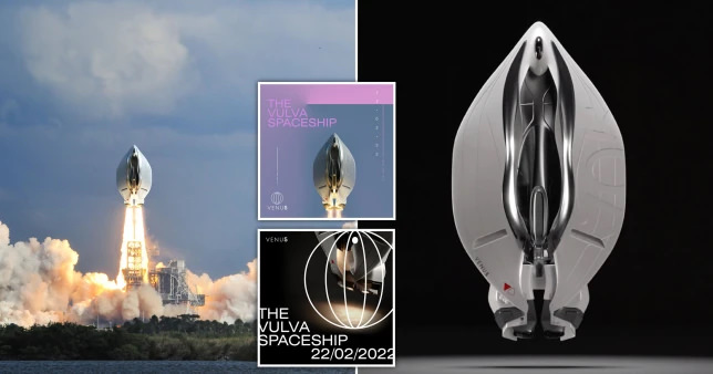 フェミニスト団体が女性器型ロケット提唱! 「従来の宇宙船は男根型で差別的」(最速ニュース)の画像1