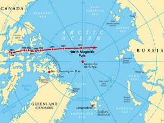 北磁極が「ロシアに向かって」急速に移動している！ いったい何が起きているのか？