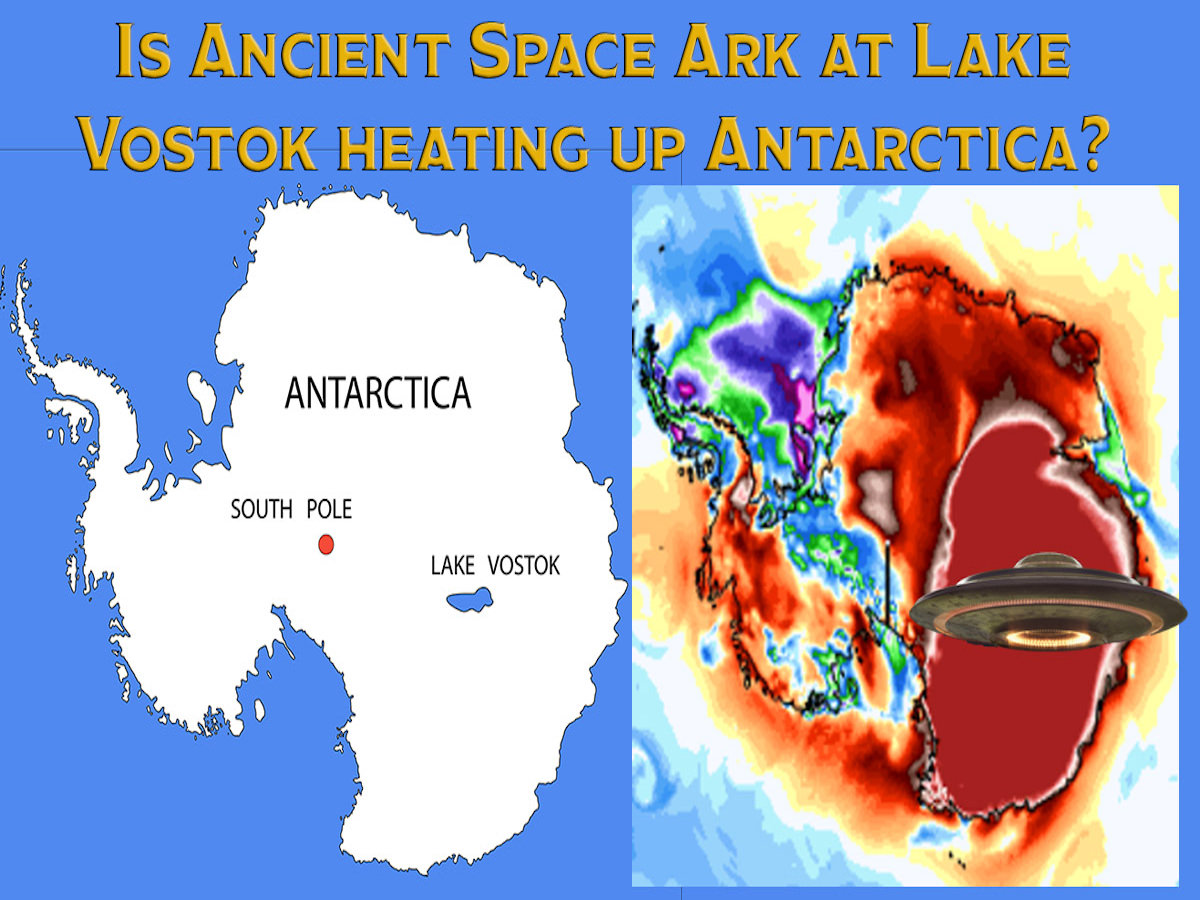 南極の氷の下にある 巨大な方舟 ついに起動か 平年より70度も気温上昇 真相を博士が暴露