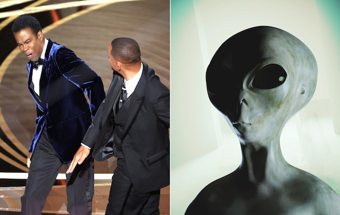 「宇宙人がウィル・スミスに怯えている」元英国防省の専門家が証言! UFO襲来から世界を救う平手打ちか!の画像1