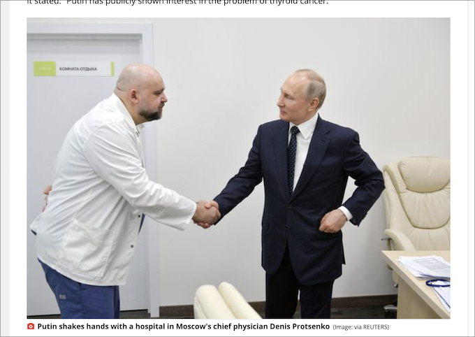 プーチン暴走の理由は甲状腺がんと「ナポレオン・コンプレックス」!? 元KGBスパイらが次々暴露の画像1
