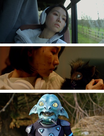 注目の国際女優・斎藤莉奈を襲った3つの心霊現象が死ぬほど怖い! 映画『クリーチャーズ/宇宙から来た食人族』公開記念インタビューの画像3