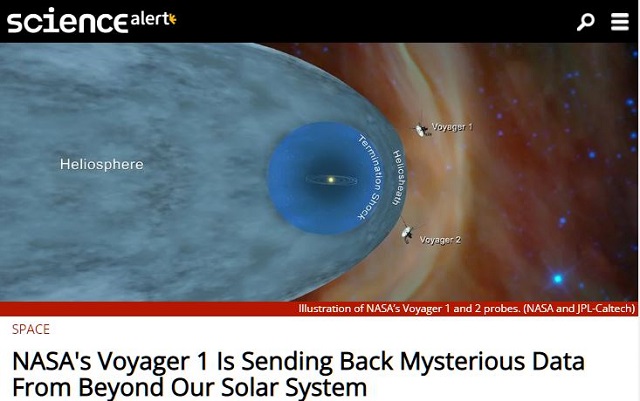 太陽系外のボイジャー1号から謎のメッセージを受信! NASA困惑、宇宙人に乗っ取られた可能性大の画像1