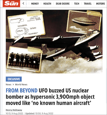 闇に葬られたB-52のUFO遭遇事件がヤバすぎる！ 「全能の神だ…」67年後に続々判明する不可解な事実の画像1