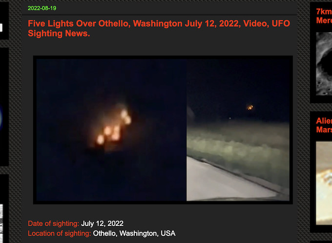 UFOに「家まで追いかけられた」戦慄映像！ 無音で一定距離を保ち… 正体不明の火の玉をめぐる謎の画像1