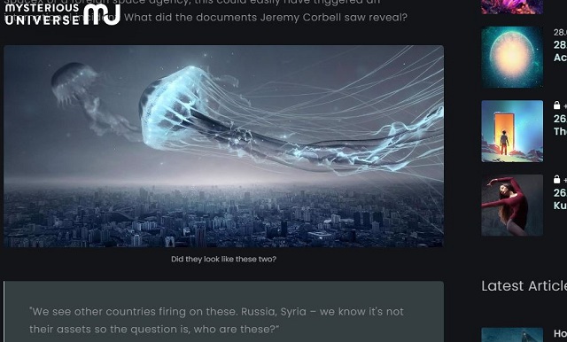 クラゲ型UFOと米軍が戦闘していた新事実発覚! 識者が内部情報リーク、相次ぐ「大気圏クラゲ」出現の画像2