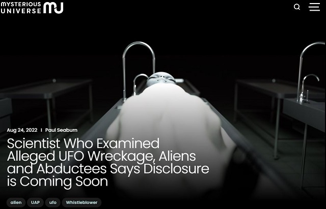 米政府の70年以上にわたるUFO・宇宙人隠蔽工作をスタンフォード大教授が告発! 完全暴露の動き加速への画像1