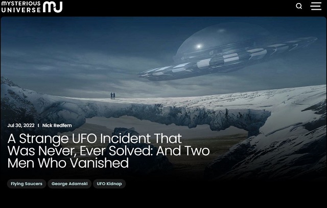 【未解決】大空に消えた有名UFO研究者2人の謎! 銀河系同胞団、極秘兵器研究、宇宙人「ボスコ」の命令…!の画像1