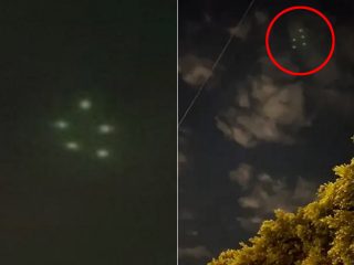 米テキサス州に5機のUFO編隊が出現！ 夜空で完全静止する異様な光景に心奪われる住民続出で大騒ぎに！
