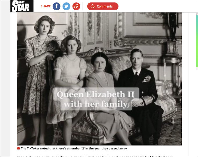 エリザベス女王は自らの死期を予言していた？ 英王族の死に共通「エンジェル・ナンバー」の存在発覚！の画像1