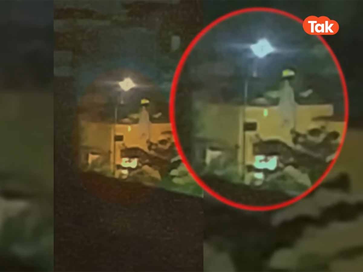 ビルの屋上に白衣の幽霊 インド警察も捜査を開始 映像
