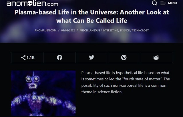 宇宙には「プラズマ生命体」がウヨウヨ存在している! 生命の定義4つに完全合致、想像を超えた命の形とは?の画像1