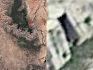 米国で「エジプトに繋がる地下出入口」が発見される？ グーグルアースが捉えた不可解な穴の謎