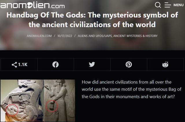 世界中の遺跡に描かれた「神々のハンドバッグ」の謎 古代の神は宇宙人だったのか?の画像1