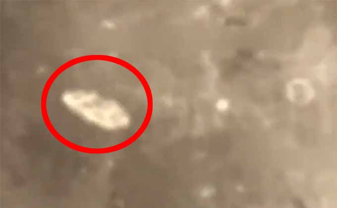 月を通る「超巨大円盤型UFO」映像! 全長54km、宇宙人の存在を証明か?の画像2