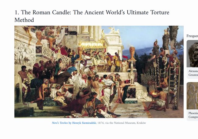 人類史上最も残酷な古代の処刑法10選！ 犠牲者の苦痛を長引かせる拷問の歴史の画像1