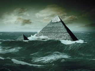 「ギザのピラミッドが海中にあった可能性」を研究者が指摘！ 内部にウニの化石、古代エジプト文明以前から存在か？