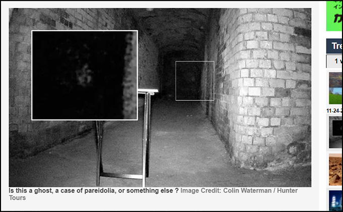 英要塞で「本物の心霊写真」の撮影に成功か？ 暗闇に浮かんだ子供の顔…の画像1
