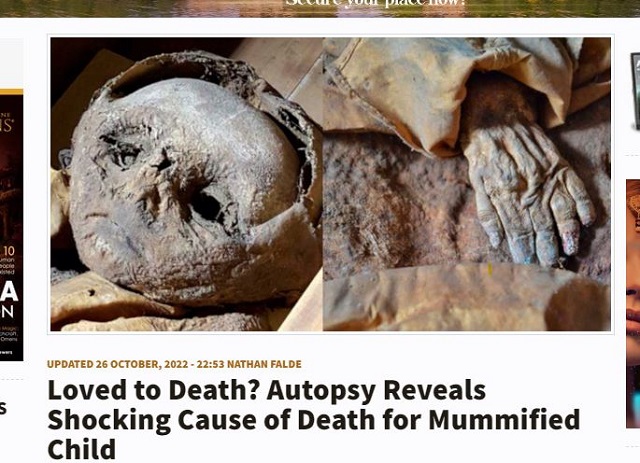 赤ん坊のミイラから驚愕の死因が判明! 肥満なのに栄養欠乏、愛されすぎた子の末路…の画像1