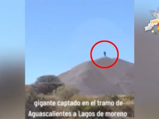 山頂に立つ「巨人の姿」が撮影される！ 目撃者多数、メキシコの巨大UMAか