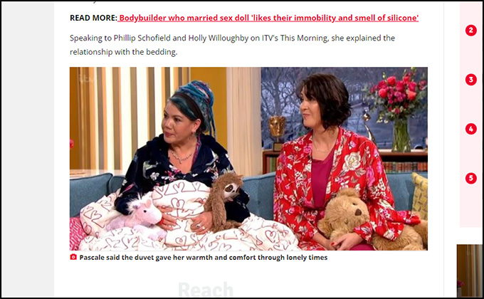 英国に「羽毛布団と結婚した女性」が存在した！ 人間の彼氏も祝福「いずれシングルからダブルに…」の画像1