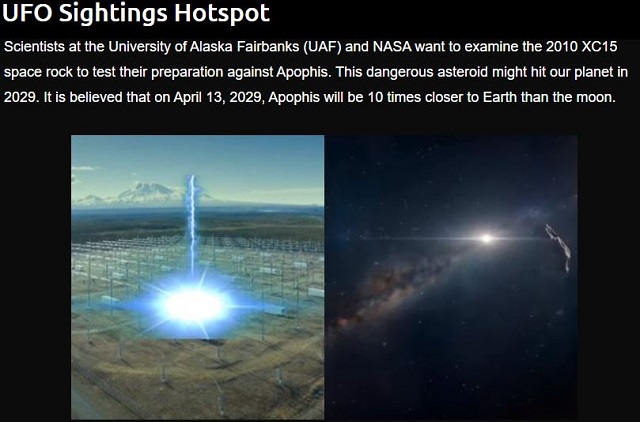 陰謀施設「HAARP」が小惑星アポフィスに電波を照射! 2029年に地球衝突かの画像1