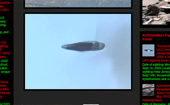 メキシコ火山で「黒い金属製のUFO」が撮影される! 研究家「雲を作って隠れようとしている」の画像2