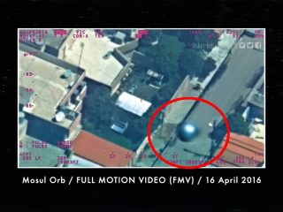 米偵察機が「金属製UFO」を撮影か？ イラク上空に出現
