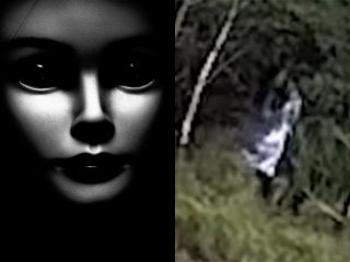 「黒い目をした子ども（BEK）」の撮影に成功か 森の中に佇む奇妙な人影…