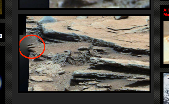 宇宙人の手が写り込む!? NASA火星探査機が撮影「2mのエイリアンだ」専門家の画像2