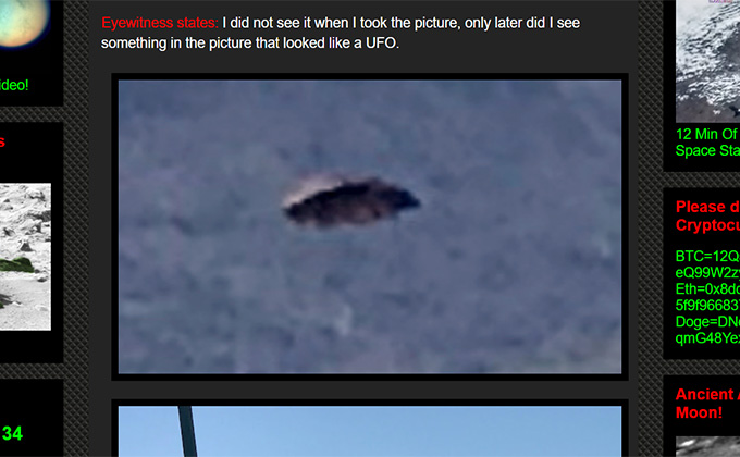 風景写真にUFOが写り込んでいた! 過去にUFO墜落事件も…の画像3