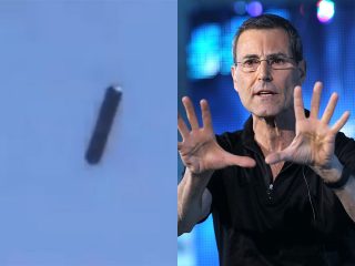 黒いソーセージ型UFOが出現… 「宇宙人が見守っている」ユリ・ゲラーが核戦争の勃発を警告！
