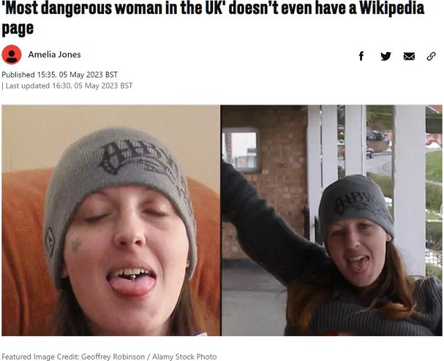 メッタ刺しに快楽を覚えたイギリス最凶の女とは? 共感ゼロのサイコパス&異常性癖と診断、史上3人目の終身刑女性にの画像1
