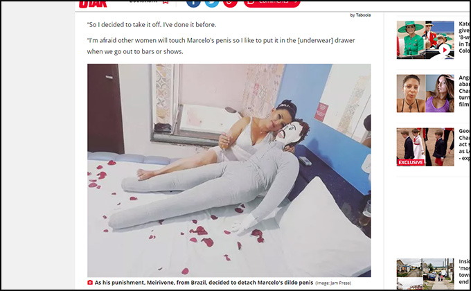 手作りラブドールと結婚した女性が男性器除去を決意!「他の女と浮気した」 第2子を妊娠中!?の画像2