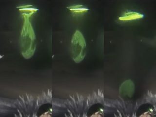 宇宙人が入ったポッドを地中に転送するUFO映像!? フロリダの地下に宇宙人基地が存在か
