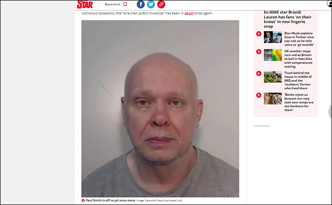 「イギリス史上最悪の露出狂」またもや刑務所へ! 露出ひとすじ50年、重ねた罪の回数は… 世界の変態図鑑(2)の画像2