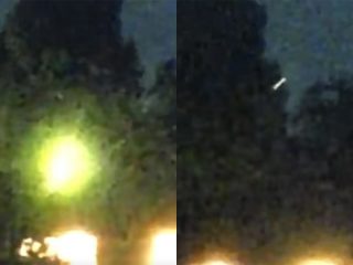 「緑色のオーブ型UFO」が出現&高速飛行！ 球電現象の可能性？＝米