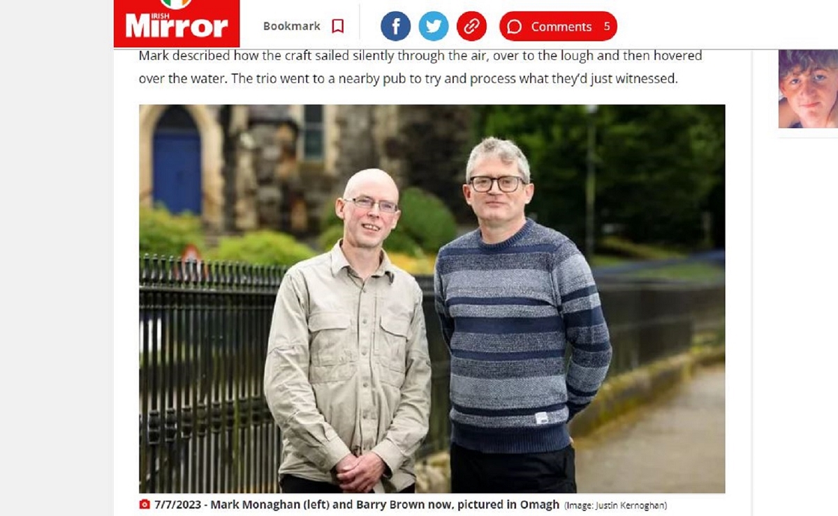 アイルランド「未解決UFO事件」に新展開! 円筒形のUFOを天文学者が撮影、深まる謎の画像4