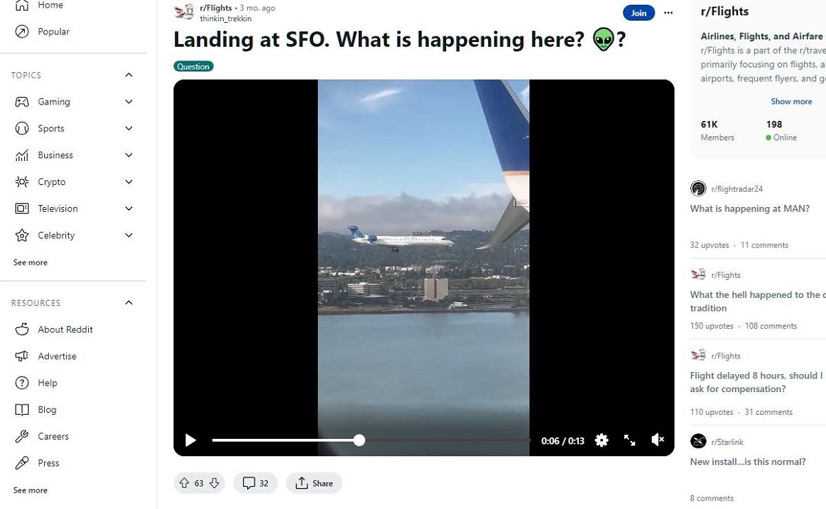 空中で静止する飛行機が撮影される! 現実世界はシミュレーションなのか?の画像2