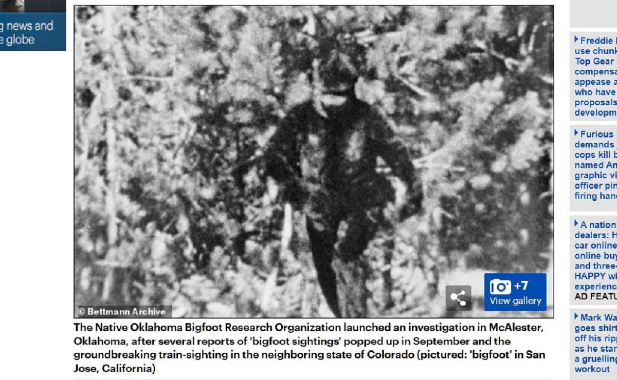 ビッグフット映像が公開されたことで大規模調査が行われる! 伝説のUMA発見への画像2