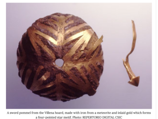 3000年前の宝物「ヴィレナ・トレジャー」隕石で作られていたことが明らかに！＝イベリア半島