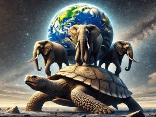 ゾウとカメが支える地球：古代の世界観は超大陸パンゲアを表しているのか